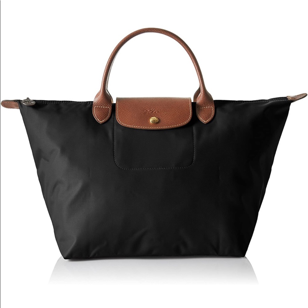 Longchamp Women's Le Pliage Medium Handbag, Black